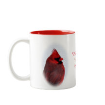 La tasse de boisson de cardinaux personnalisent