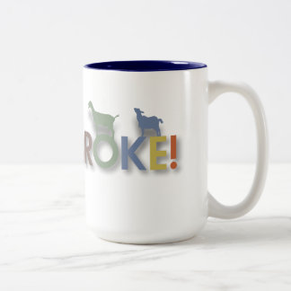 la tasse de café de chèvre, chèvre a cassé le logo