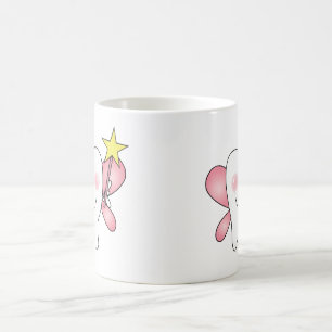 La tasse de café de fée de dent ajoutent juste