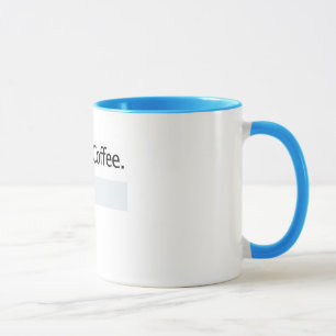 La tasse de café Facebook manie maladroitement