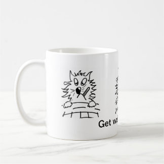 la tasse de café grincheuse drôle de chat