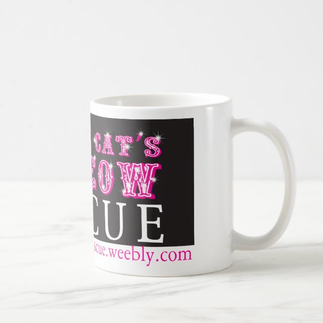 La tasse de délivrance du Meow du chat avec le (Droite)