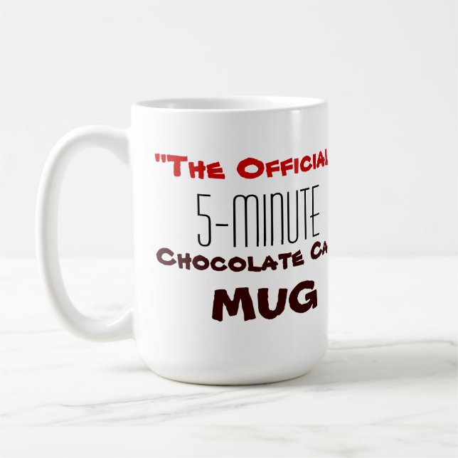 La tasse de gâteau de chocolat de "fonctionnaire" (Gauche)