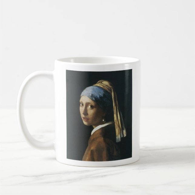 La tasse de l'artiste de Johannes Vermeer (Gauche)