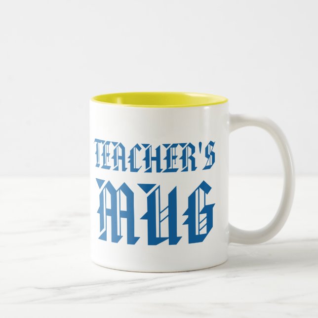 La tasse de l'enseignant | Bright Bright Fun Humou (Droit)