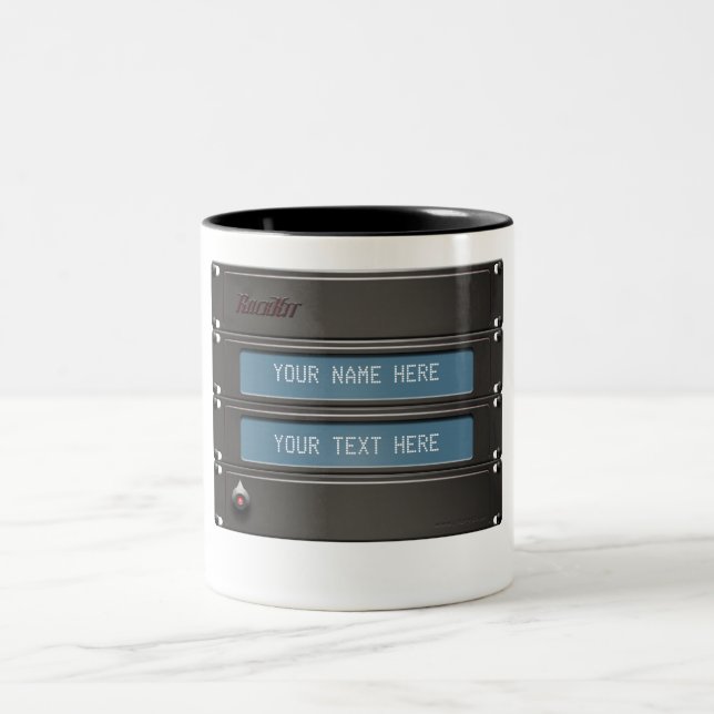La tasse de l'ingénieur personnalisable avec 19" (Centre)