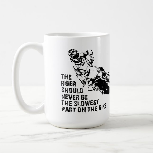 La tasse de motocross de vélo de saleté de partie (Gauche)
