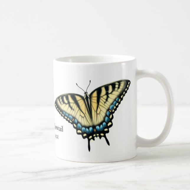 La tasse de papillon de machaon de tigre (Droite)