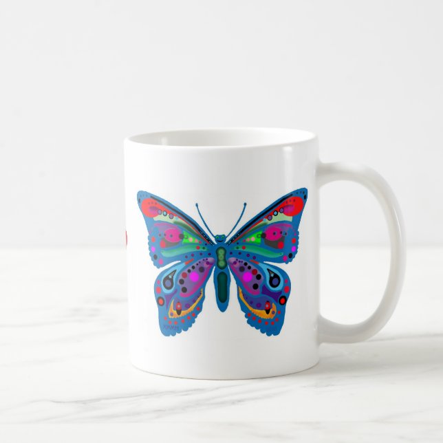 La tasse de papillon, "soit le changement… " (Droite)