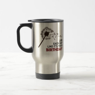 La tasse de projet d'anniversaire