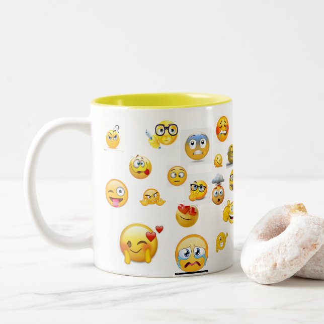 la tasse d'émoji (Avec donut)
