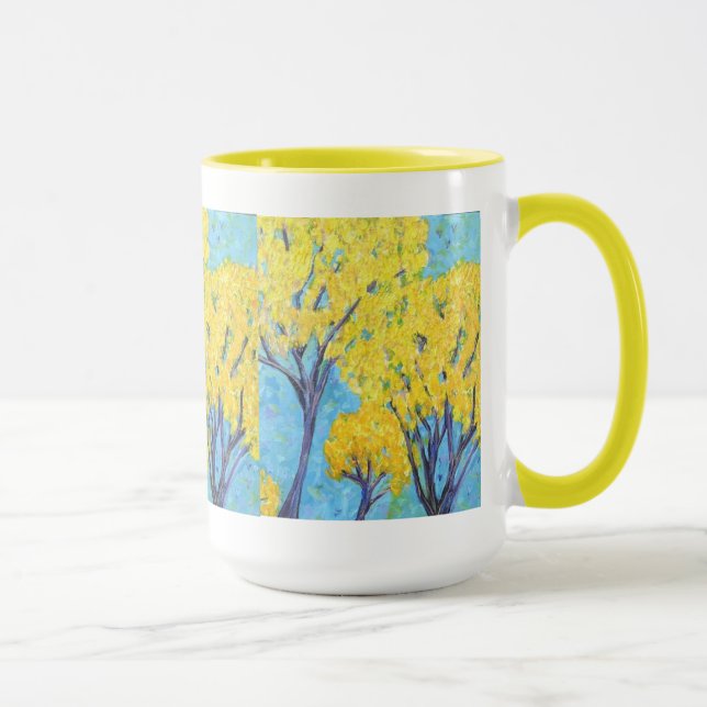La tasse des arbres jaunes (Droite)