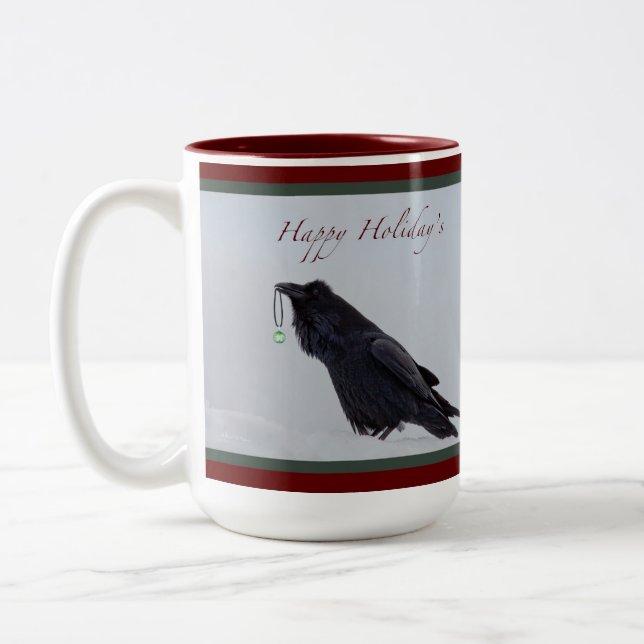 La tasse des vacances heureuses de Raven (Gauche)