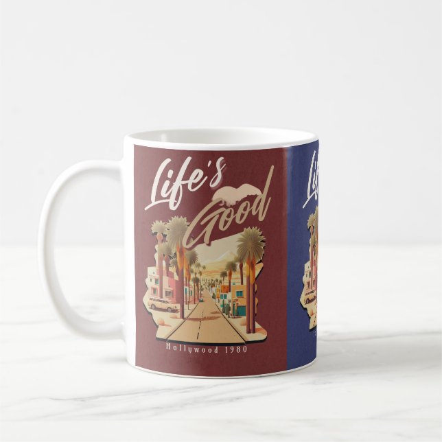 La tasse d'Hollywood pour la meilleure vie (Gauche)