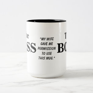 La tasse d'humour de mari de patron