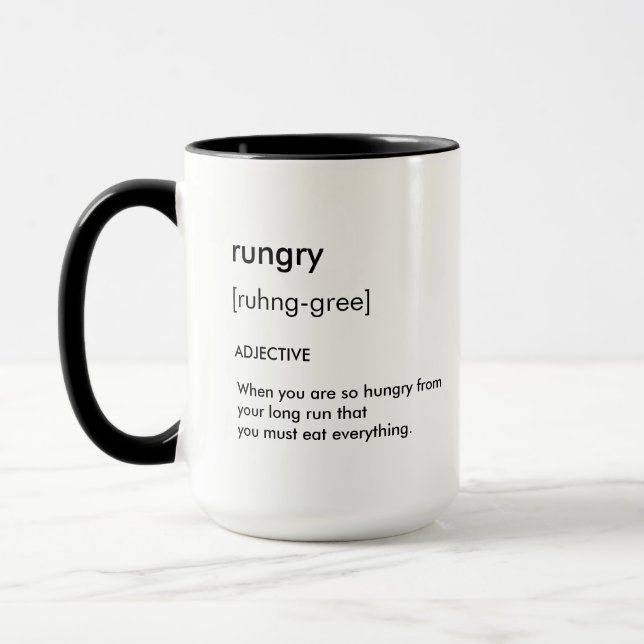 La tasse du coureur de définition de Rungry (Gauche)