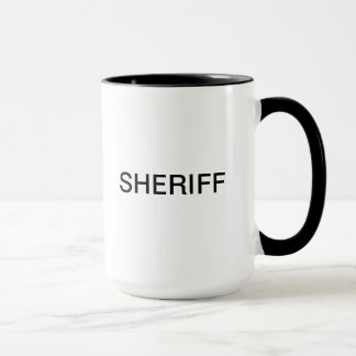 La tasse du shérif