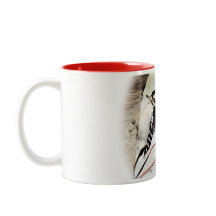 La tasse duveteuse de thé de pivert personnalisent