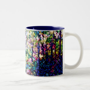 La tasse en verre souillé