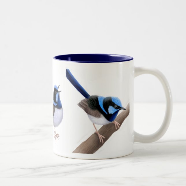 La tasse féerique superbe de roitelet (Droit)