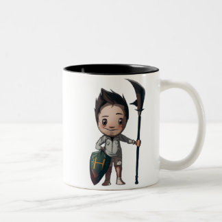 La tasse heureuse de fraise-mère