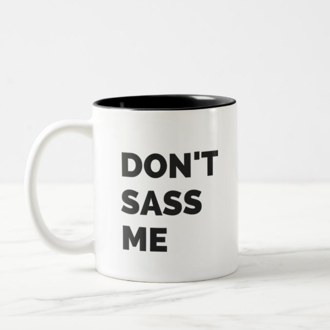La tasse impertinente | ne me répondent à pas (Gauche)