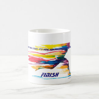 La tasse inspirée de finition