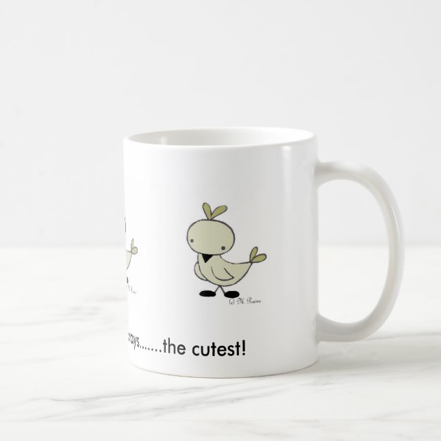 La tasse la plus mignonne d'oiseau tôt (Droite)
