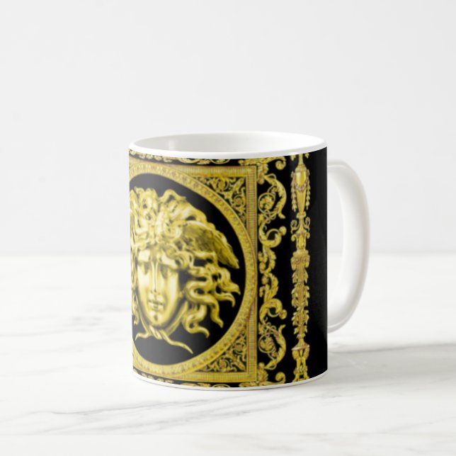 La tasse Méduse Dorée (Devant droit)