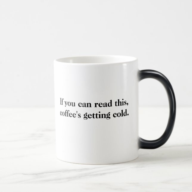 La tasse Morphing froide de obtention du café (Droite)