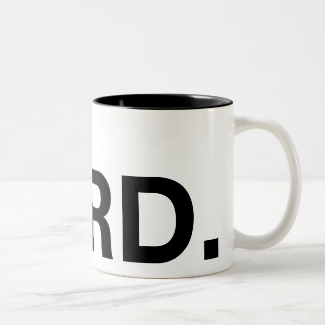 La tasse nerd libre de gluten (Droit)
