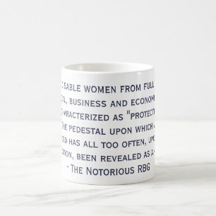 La tasse notoire de citation de RBG