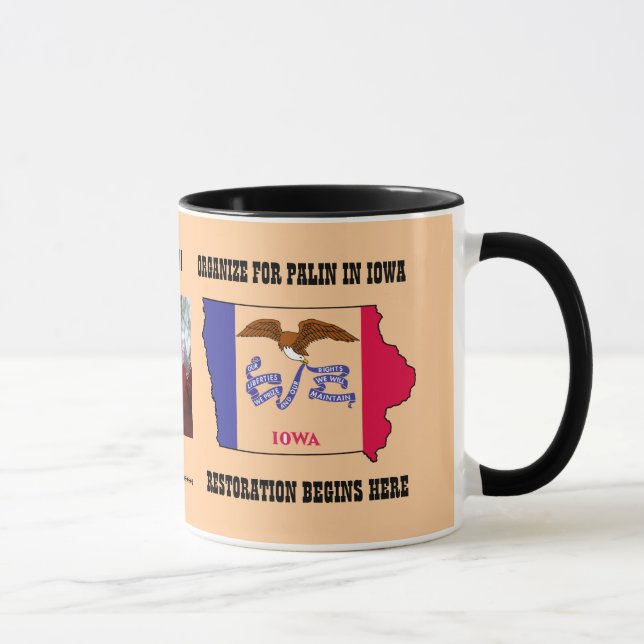 La tasse organisent pour Palin en Iowa (Droite)