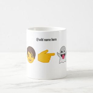 La tasse personnalisée   d'Emoji que vous êtes m