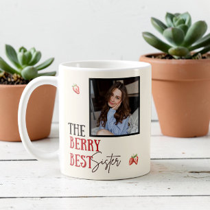 La tasse photo de la meilleure sœur aux fruits