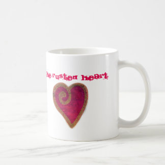 La tasse rouillée de coeur