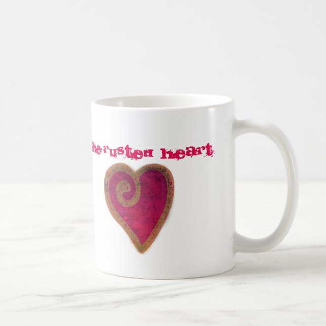 La tasse rouillée de coeur (Droite)