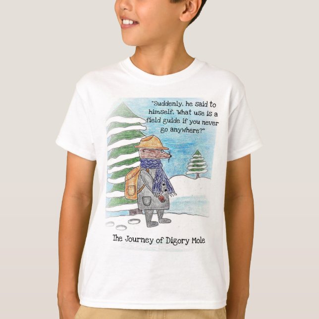 La taupe de Digory met en marche son T-shirt de (Devant)