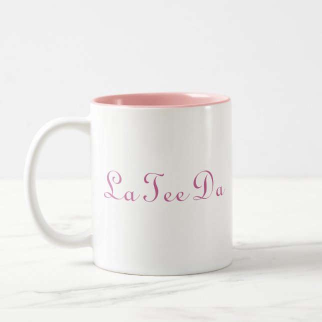 La tee da Two-Tone coffee mug (Left)
