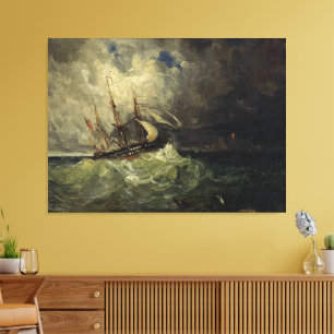 La Tempête – Félix Ziem Canvas Print