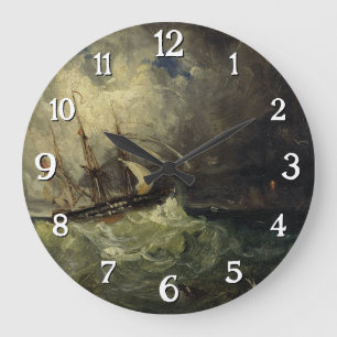 La Tempête – Félix Ziem Large Clock