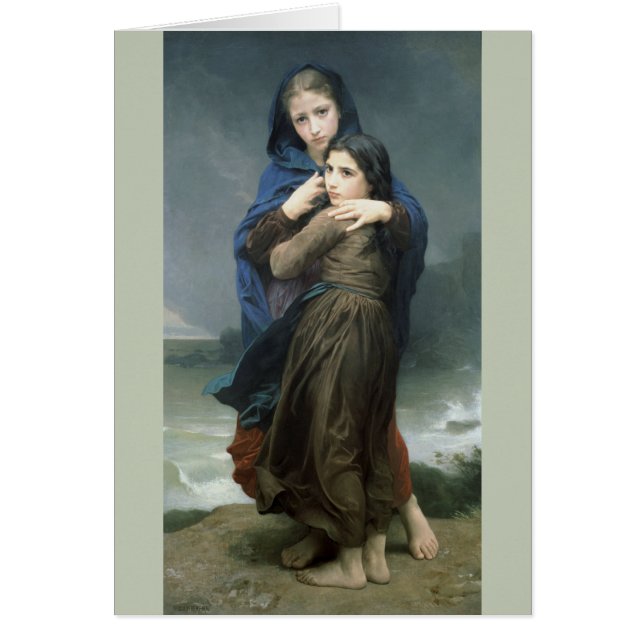 La tempête (L'Orage) par Bouguereau (Devant)