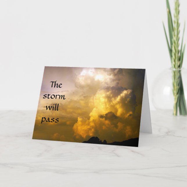 La tempête passera la carte de sympathie (Devant)