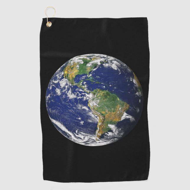 La TERRE de la serviette faite sur commande de (Devant)