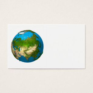 La terre de planète - Asie - globe coloré. 3d