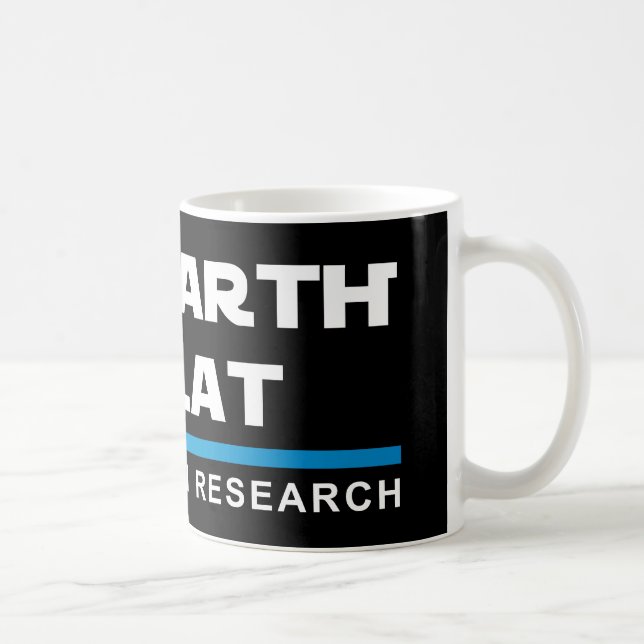 La TERRE EST tasse de café PLATE (Droite)