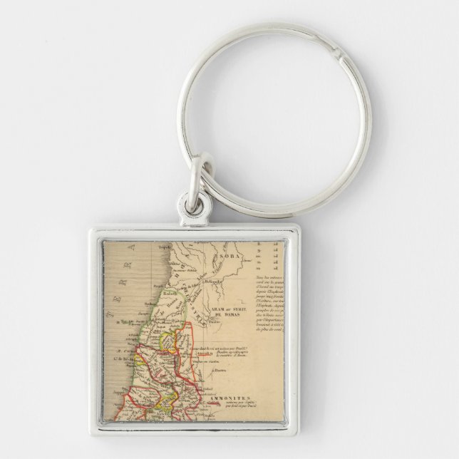 La Terre Sainte sous Salomon Keychain (Front)