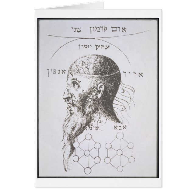 La tête d'Adam Kadmon, copie d'une illustration f (Devant)