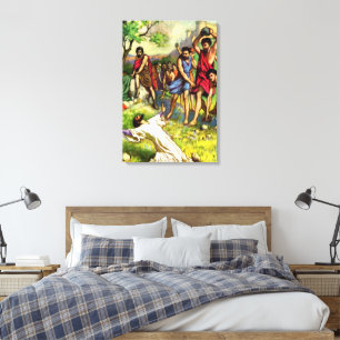 La Toile Enveloppée De Pierre