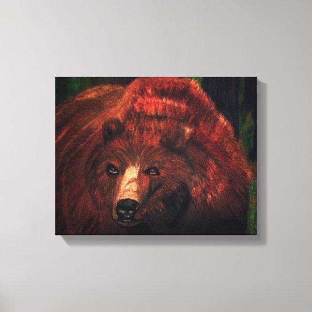 La toile GRIZZLY BEAR (Recto)